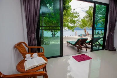 Beach Front Villa - Indoor Bathroom — Paradise Resort Phi Phi